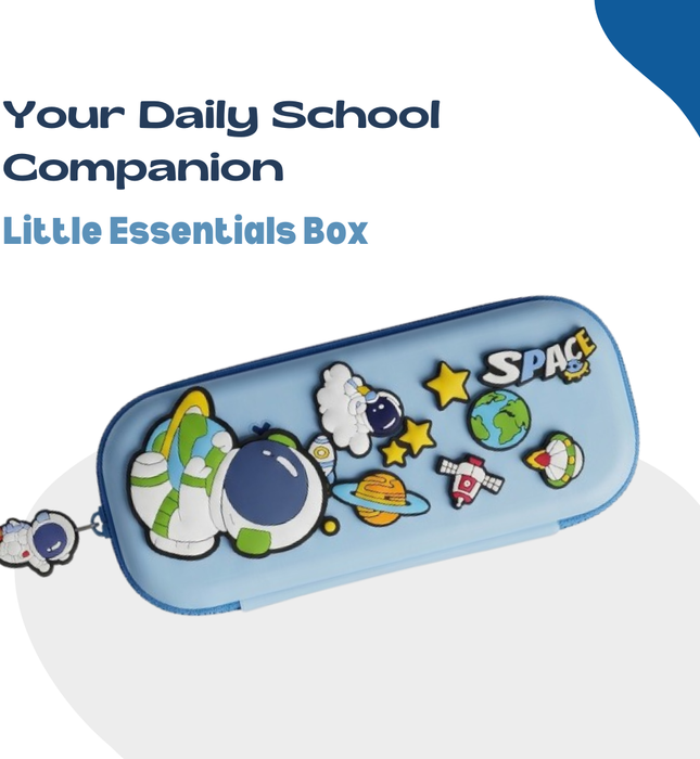 Space Theme Kids Pencil Box (Hard Case Organizer)