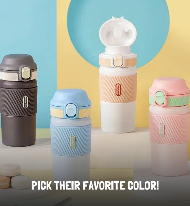 TinyBliss Peach Pulse Travel Mug
