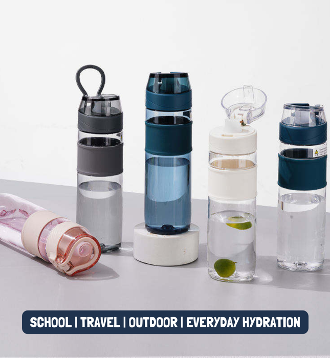  Premium Tritan Leak-Proof Straw Water Bottle